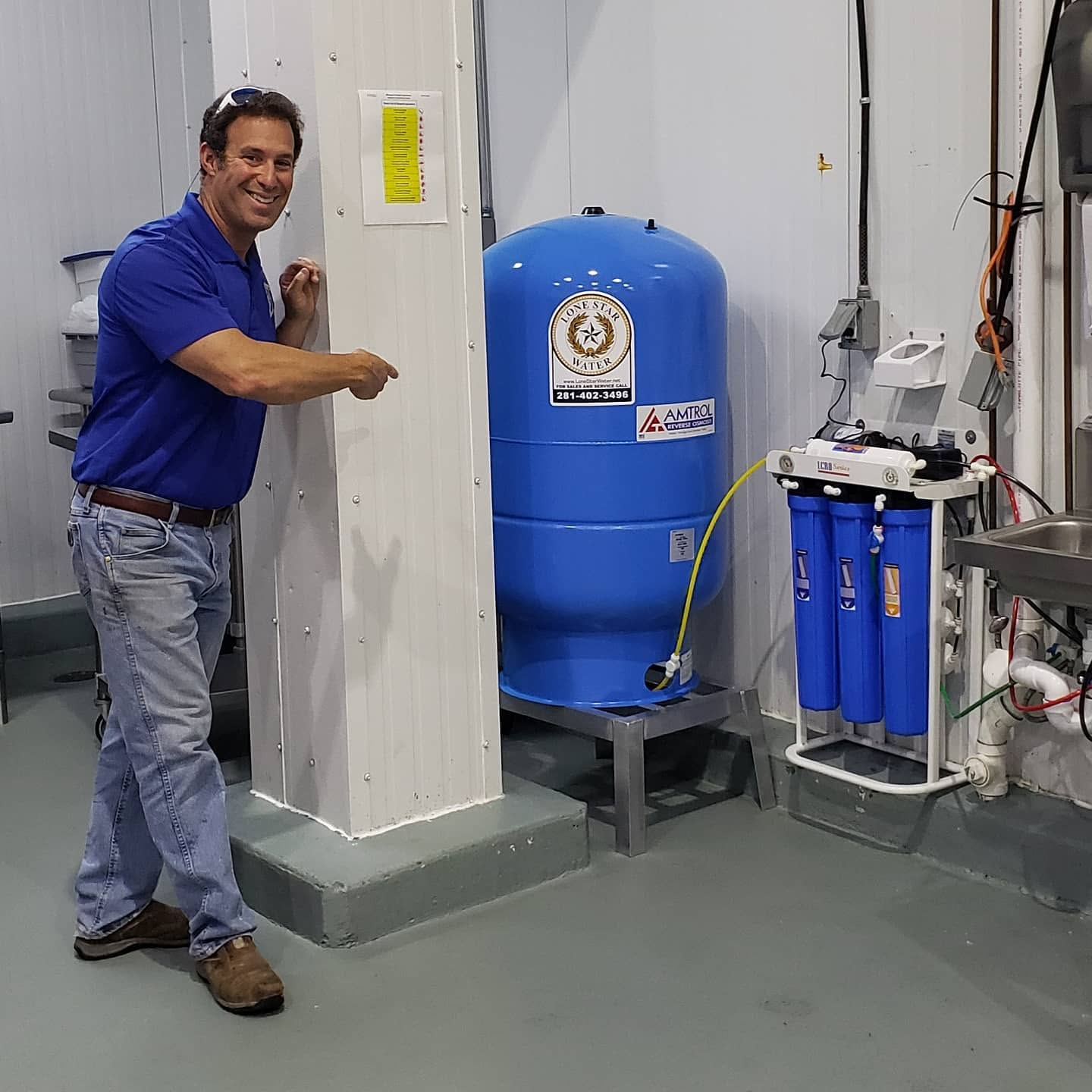 Lone Star Water commercial treatment equipment installation