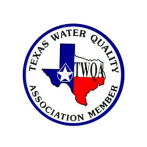Taxes water quality official logo with white background